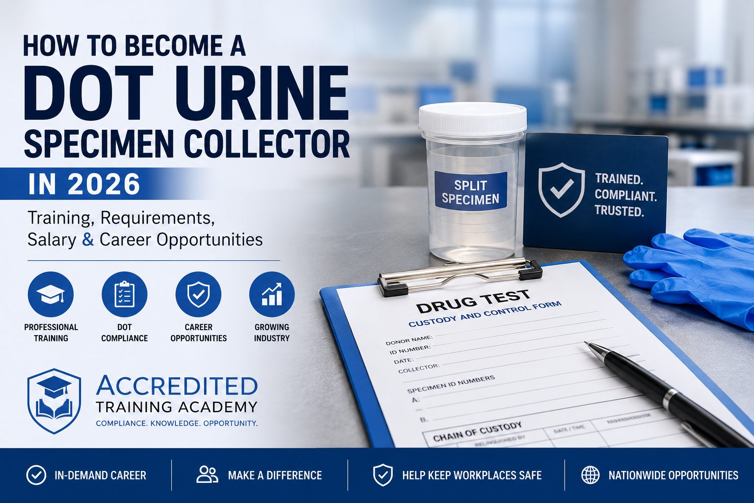 How to become a DOT urine specimen collector in 2026 | 888-404-7716